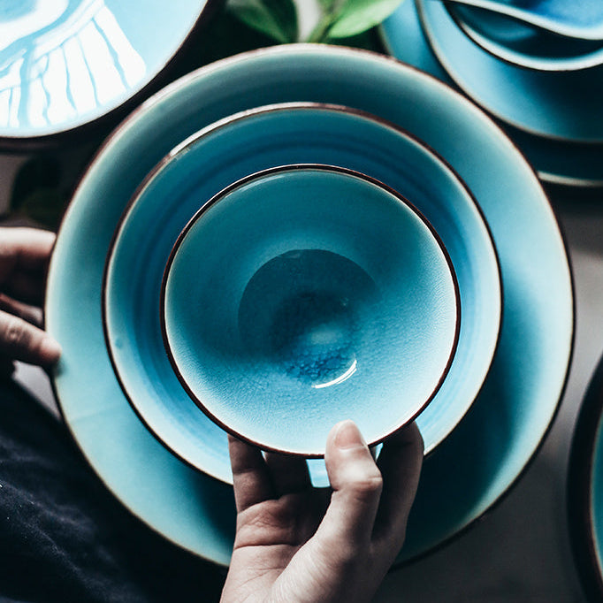 China Blue Dining Plates