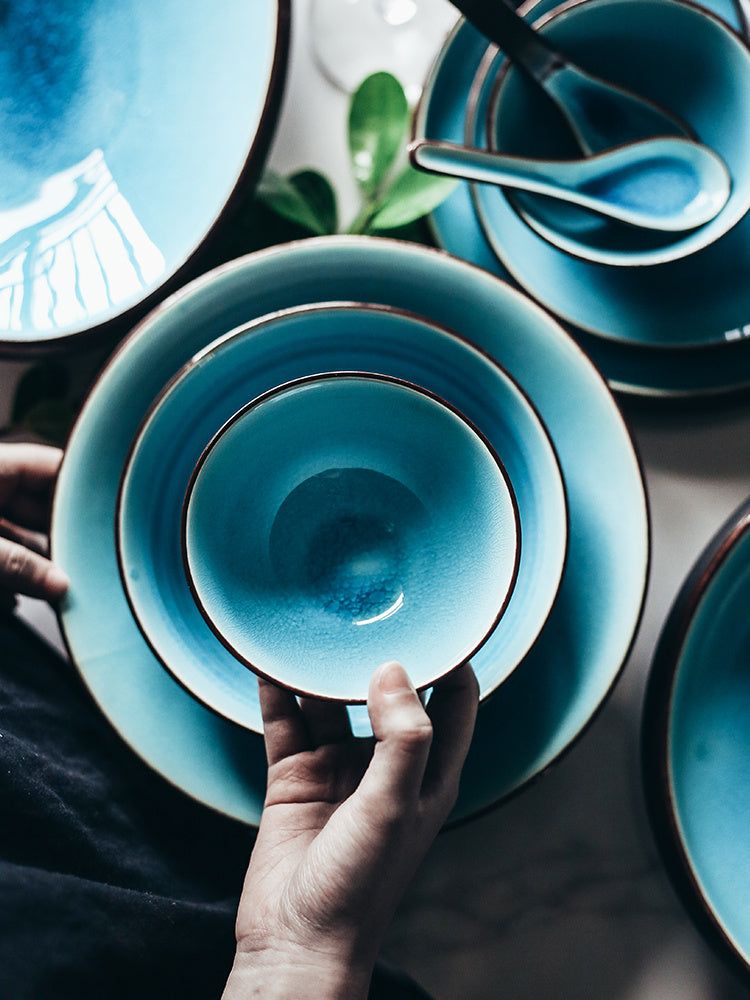 China Blue Dining Plates