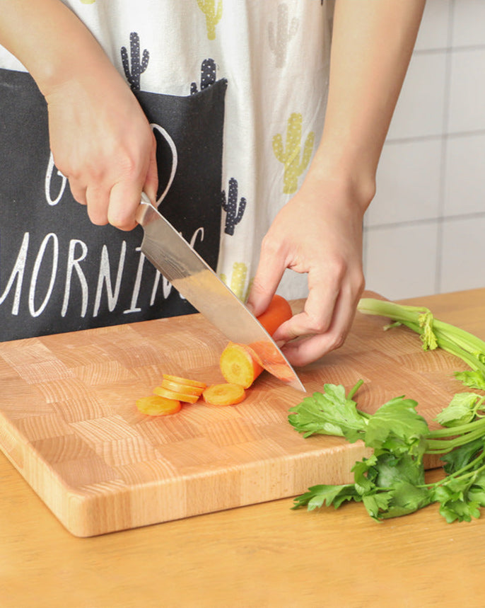 Beech Wood Cutting Board Block