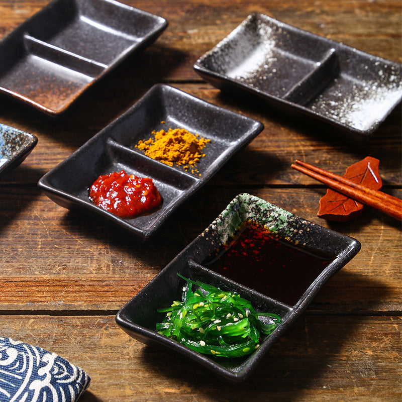 Ceramic Korean-style sauce plates