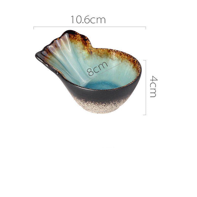 Shell shaped Japanese small bowls