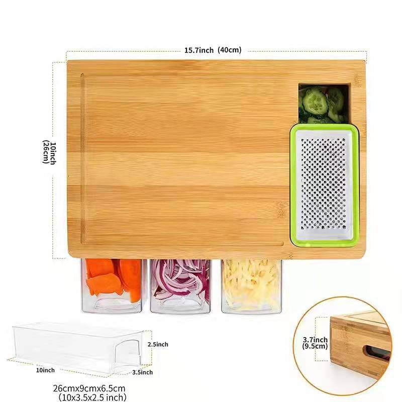 Multi-functional Bamboo Cutting Board