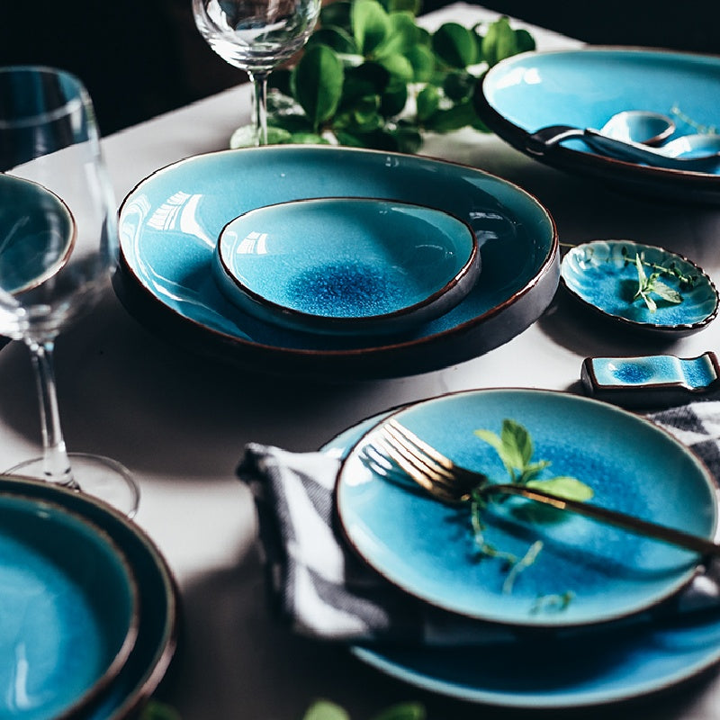 China Blue Dining Plates