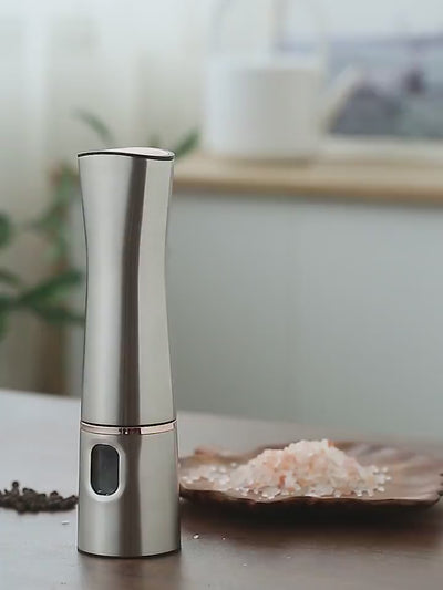 Electric Pepper Mill Stainless Steel Salt Grinder